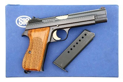 SIG P49 High Polish Swiss Military Pistol, A101788, FB02374 - Image 3 of 13