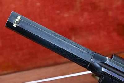 Remington Rider Percussion Pistol, Engraved, Cased, Accessories, 723, O-240 - Image 5 of 19
