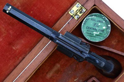 Remington Rider Percussion Pistol, Engraved, Cased, Accessories, 723, O-240 - Image 3 of 19