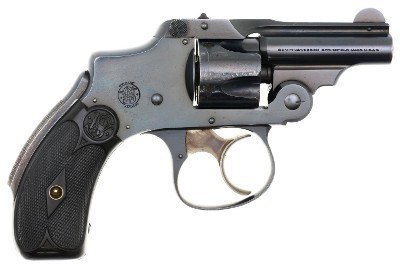 S&W .32 DA Safety Hammerless Snub Nose Bicycle Revolver, 178110, FB01563 - Image 2 of 11