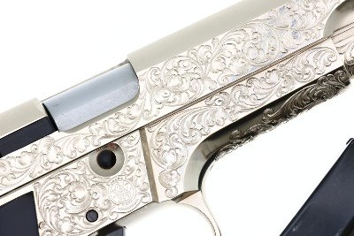 S&W 559 Factory Class A Engraved Nickled Pistol, A770234, FB02415 - Image 4 of 9