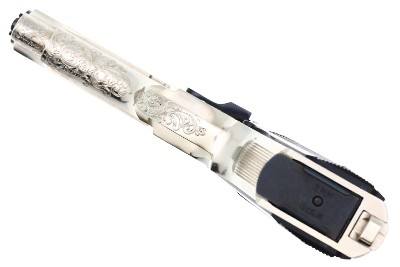 S&W 559 Factory Class A Engraved Nickled Pistol, A770234, FB02415 - Image 6 of 9