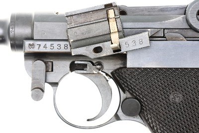 Swiss Bern 1929 Late Production Military Luger, Holster, 74538, FB00339 - Image 15 of 20
