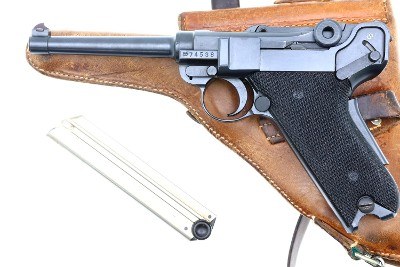 Swiss Bern 1929 Late Production Military Luger, Holster, 74538, FB00339 - Image 1 of 20