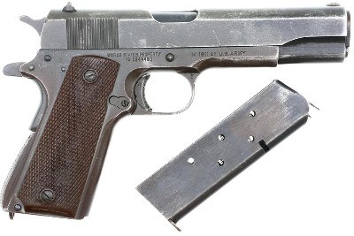 Ithaca M1911A1, US Military WWII Pistol,1244490, FB02236 - Image 2 of 12