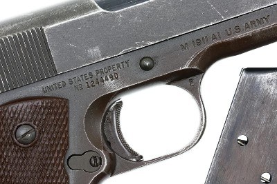 Ithaca M1911A1, US Military WWII Pistol,1244490, FB02236 - Image 4 of 12