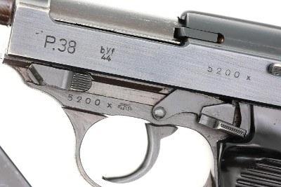 Mauser P38 byf 44 German WWII Military Pistol, Holster, 5200x, FB02413 - Image 2 of 18