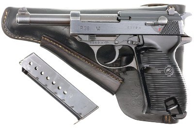 Mauser P38 byf 44 German WWII Military Pistol, Holster, 5200x, FB02413 - Image 1 of 18