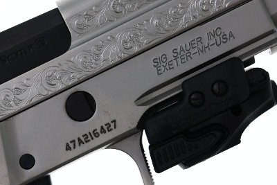 SIG SAUER Stainless Engraved P226, Crimson Laser, 47A216427, FB02266 - Image 4 of 15