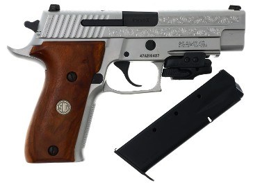 SIG SAUER Stainless Engraved P226, Crimson Laser, 47A216427, FB02266 - Image 3 of 15