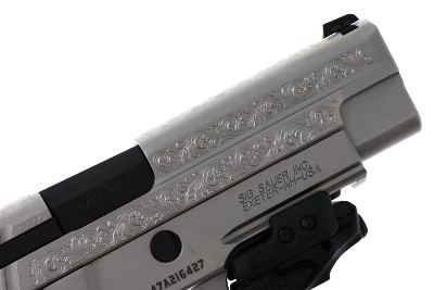 SIG SAUER Stainless Engraved P226, Crimson Laser, 47A216427, FB02266 - Image 6 of 15