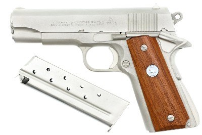 Colt Combat Commander, .38 Super, Satin Nickle, 70SC32930, FB02426 - Image 3 of 8