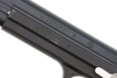 SIG P49, Swiss Military Pistol, Late Production, A207173, FB02024 - Image 3 of 14