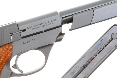 High Standard Olympic ISU Military, .22 Short, NIB, ML16767, FB01259 - Image 4 of 9