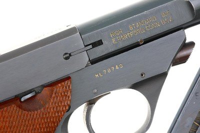 High Standard Sharpshooter Pistol, E. Hartford, Boxed, ML78749, FB01258 - Image 4 of 11