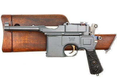Mauser C96 Prewar Bolo Pistol, Floral Grips, Matching Stock, 40414, FB02418 - Image 1 of 24