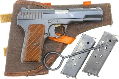 Russian Military Tokarev made 1944, late WWII grips, rig, MB3749, FB01722 - Image 3 of 18
