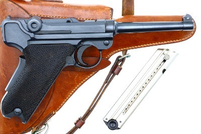 Swiss 1929 Bern Luger Military Pistol, Holster, 76557, FB00341 - Image 3 of 25