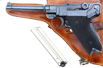 Swiss 1929 Bern Luger Military Pistol, Holster, 76557, FB00341 - Image 1 of 25