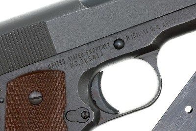 Remington Rand 1911 A1 Pistol, US military, made 1943, 985814, FB02238 - Image 4 of 11