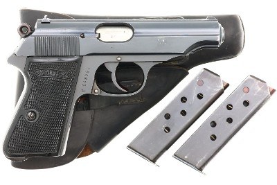 Walther PP 9mm Bottom Magazine Release, Holster Rig, 156815P, FB01657 - Image 3 of 11