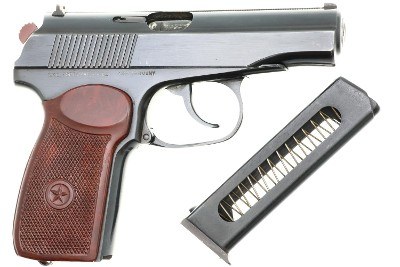 Russian Izhevsk Arsenal Military Makarov, 1975 date, PB1299, FB00500 - Image 3 of 9