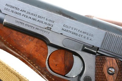 Colt 1911 US WWI Military Pistol, Holster, Mills Pouch, 256006, FB01629 - Image 2 of 18