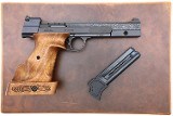 Hammerli 208 Factory Engraved 125 Year Swiss Pistol, Cased, JP0298, FB02063 - Image 4 of 12