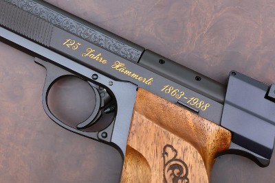 Hammerli 208 Factory Engraved 125 Year Swiss Pistol, Cased, JP0298, FB02063 - Image 1 of 12