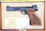 Hammerli 208 Factory Engraved 125 Year Swiss Pistol, Cased, JP0298, FB02063 - Image 5 of 12