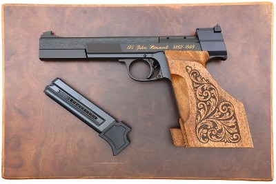 Hammerli 208 Factory Engraved 125 Year Swiss Pistol, Cased, JP0298, FB02063 - Image 2 of 12