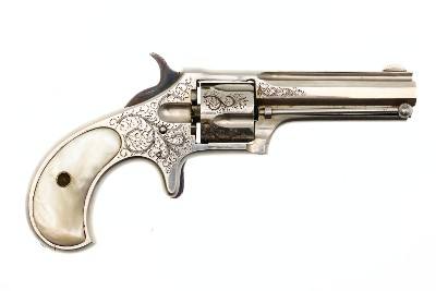 Remington Smoot 2nd Model Revolver, Factory Engraved, Antique, 1244, O-141 - Image 3 of 12