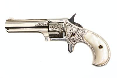 Remington Smoot 2nd Model Revolver, Factory Engraved, Antique, 1244, O-141 - Image 1 of 12