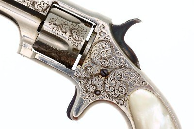 Remington Smoot 2nd Model Revolver, Factory Engraved, Antique, 1244, O-141 - Image 2 of 12