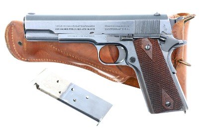 Colt 1911 US Military WWI .45 pistol, matching holster, 166413, FB01630 - Image 1 of 12