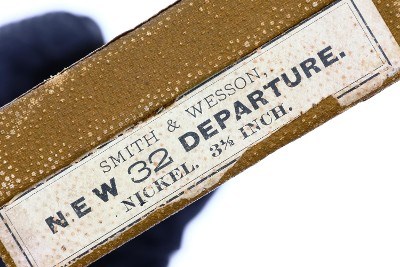 S&W 32 New Departure Nickeled Revolver, Original Box, 70197, FB01569 - Image 14 of 15
