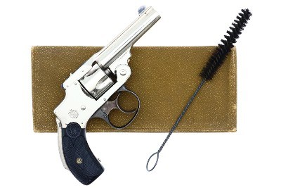 S&W 32 New Departure Nickeled Revolver, Original Box, 70197, FB01569 - Image 4 of 15