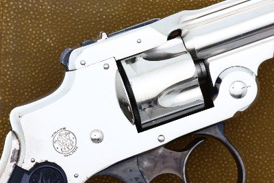 S&W 32 New Departure Nickeled Revolver, Original Box, 70197, FB01569 - Image 5 of 15