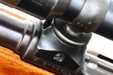 Mauser K98k Low Turret WWII Sniper Rifle, Matching Scope, 21906k, FB01749 - Image 5 of 25