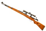 Mauser K98k Low Turret WWII Sniper Rifle, Matching Scope, 21906k, FB01749 - Image 3 of 25