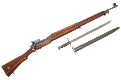 Winchester Enfield P14 British Military Rifle, Scabbard, W139672, FB01778 - Image 1 of 25