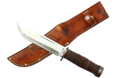 Cattaraugus 225 Q, US Military WWII Combat Fighting Knife, X-433 - Image 1 of 6