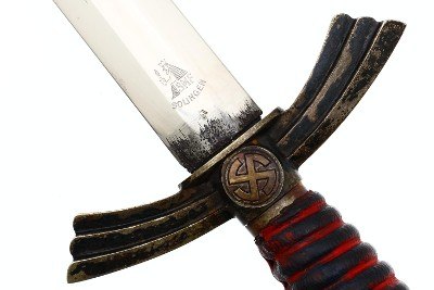 German WWII Luftwaffe 1st Model Dress Dagger, Hanger, X-435 - Image 4 of 5