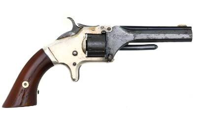 S&W Model 1 Second Issue Revolver, Matching, ANTIQUE, 65792, O-140 - Image 2 of 14
