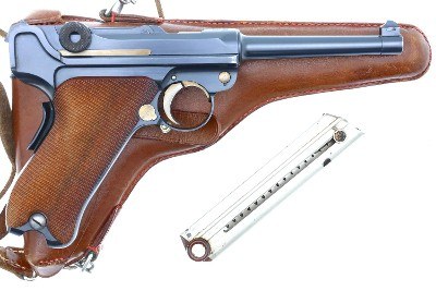 DWM 1906 Swiss Military Cross-in-Sunburst Luger Rig, 5456, FB00326 - Image 3 of 19