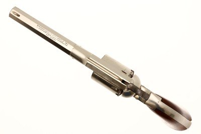Remington New Model SA Nickeled Belt Revolver, ANTIQUE, 5261, O-186 - Image 3 of 11