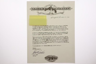 S&W Model 1 Second Issue Revolver, Factory Letter, ANTIQUE, 17133, O-139 - Image 14 of 14