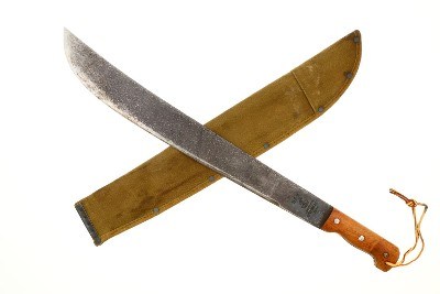 U.S. Legitimus Collins & Co. 1944 USN Machete with Scabbard, X-446