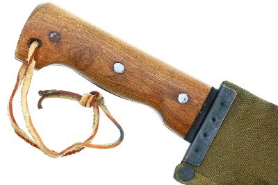 U.S. Legitimus Collins & Co. 1944 USN Machete with Scabbard, X-446 - Image 8 of 12