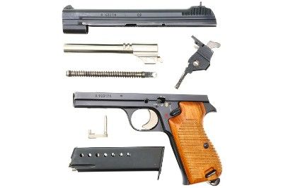 SIG P49 Early Swiss Pistol Military Rig, A103174, FB00296 - Image 3 of 18